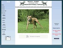 Tablet Screenshot of pitbullterrier.cz